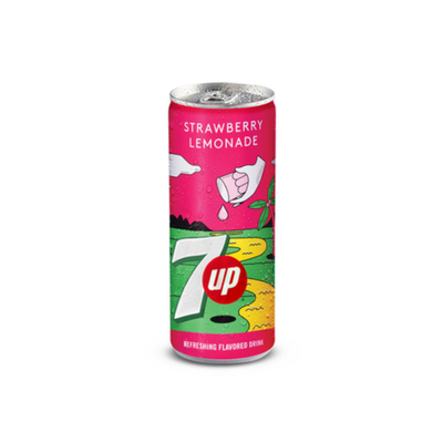7UP STRAWBERRY LEMONADE 250ML CAN