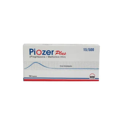 PIOZER TAB PLUS 15MG/500MG