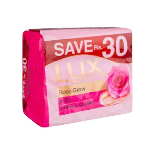 LUX SOAP 3PCS BUNDLE PACK 128GM PINK
