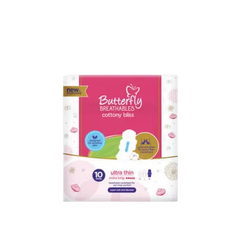 BUTTERFLY PADS BREATHABLES ULTRA THIN EXTRA LONG 10PCS BOX