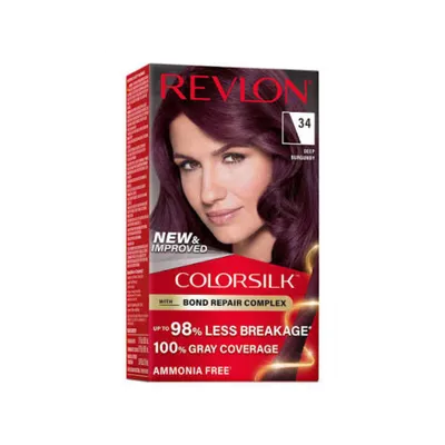 REVLON COLORSILK 34 DEEP BURGENDY