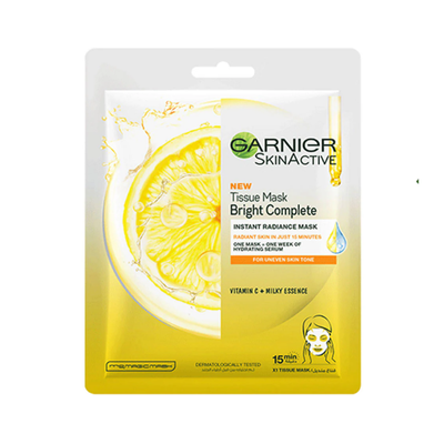 GARNIER FACE MASK BRIGHT COMPLETE