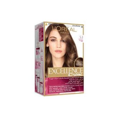 LOREAL EXCELLENCE HAIR COLOR 5.3 LIGHT GOLDEN BROWN