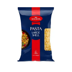 KOLSON PASTA POUCH 400GM LARGE SHELL