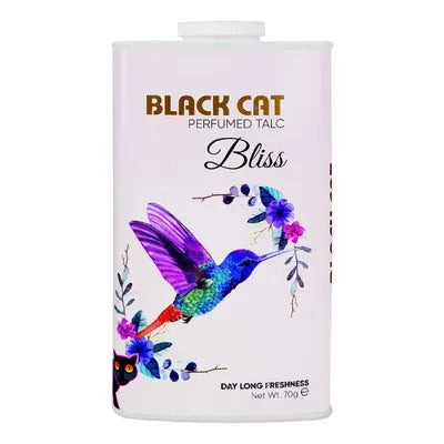 BLACK CAT TALCUM POWDER 70GM BLISS