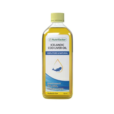 NUTRIFACTOR ICELANDIC COD LIVER OIL SYP