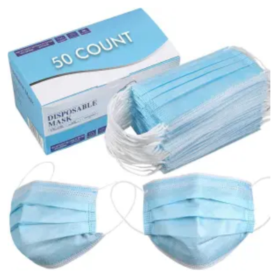 FACE MASK DISPOSABLE BLUE