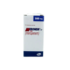 MERONEM INJ 500MG IV   (FREDGE ITEM)   25  ****