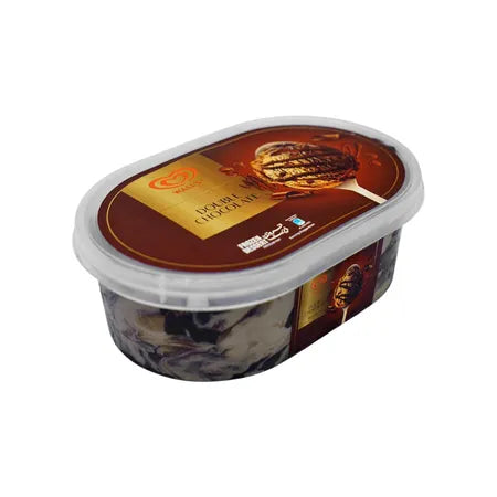 WALLS 800ML DOUBLE CHOCOLATE TUB