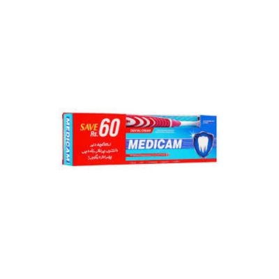 MEDICAM TOOTH PASTE 180GM BRUSH PACK