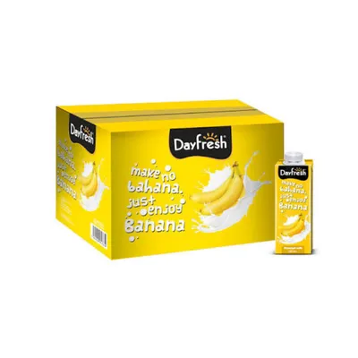 DAY FRESH FLAVOUR MILK 225ML BANANA 12S