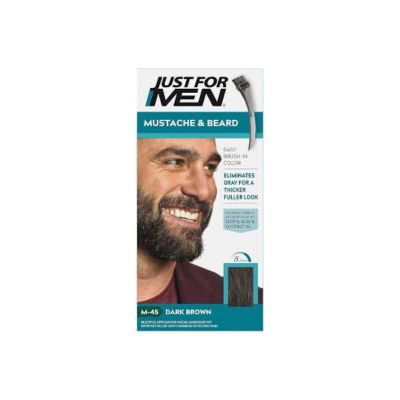 JUST FOR MEN BEARD COLOR 45 DARK BROWN