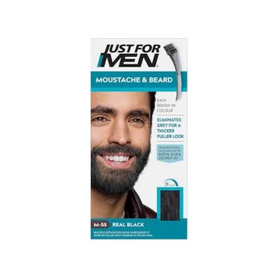 JUST FOR MEN BEARD COLOR 55 REAL BLACK