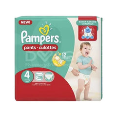 PAMPERS PANTS 25PCS MAXI SIZE 4