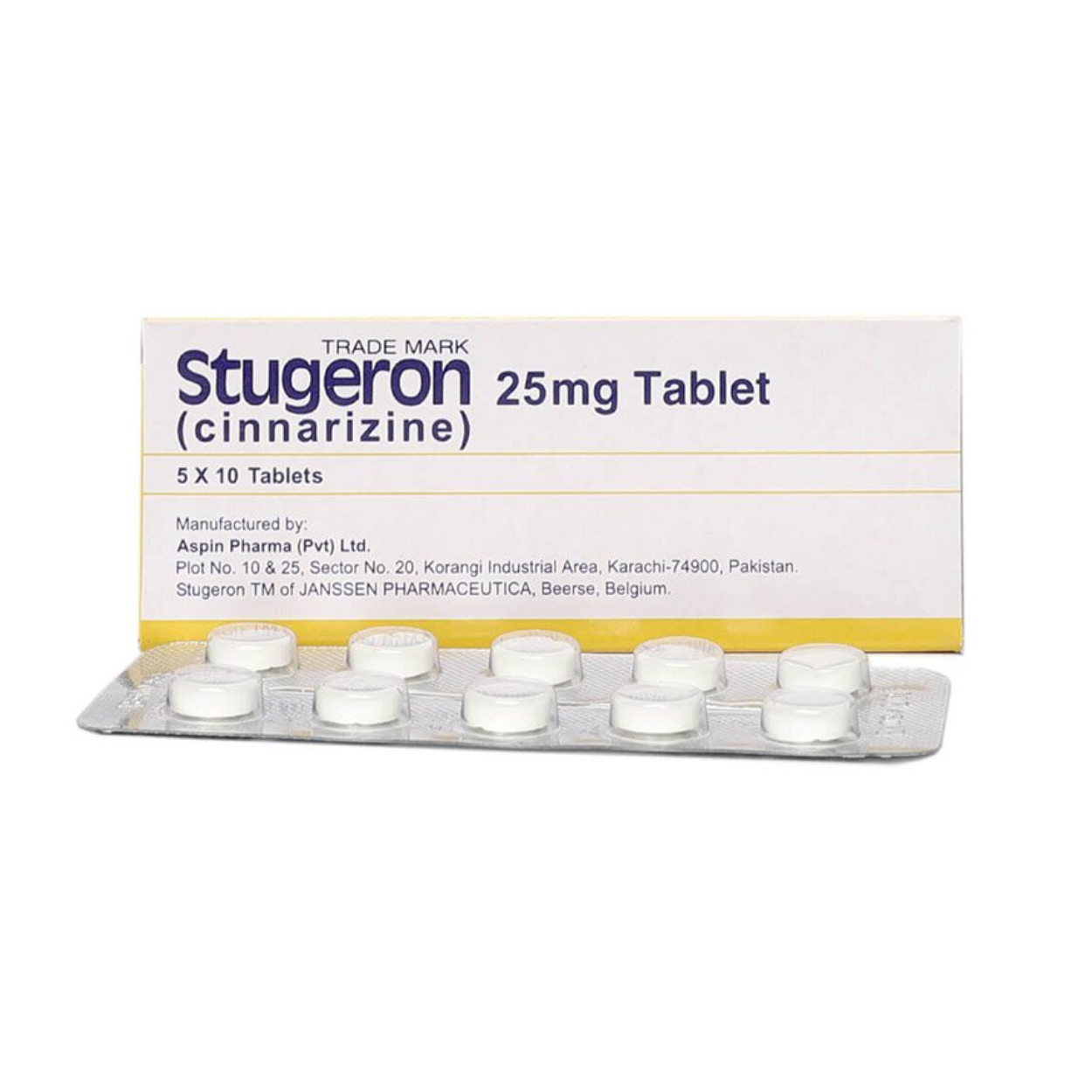 STUGERON TAB 25MG