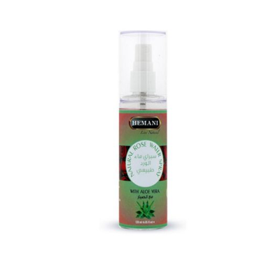 HEMANI ROSE WATER FACIAL SPRAY 120ML ALOE VERA