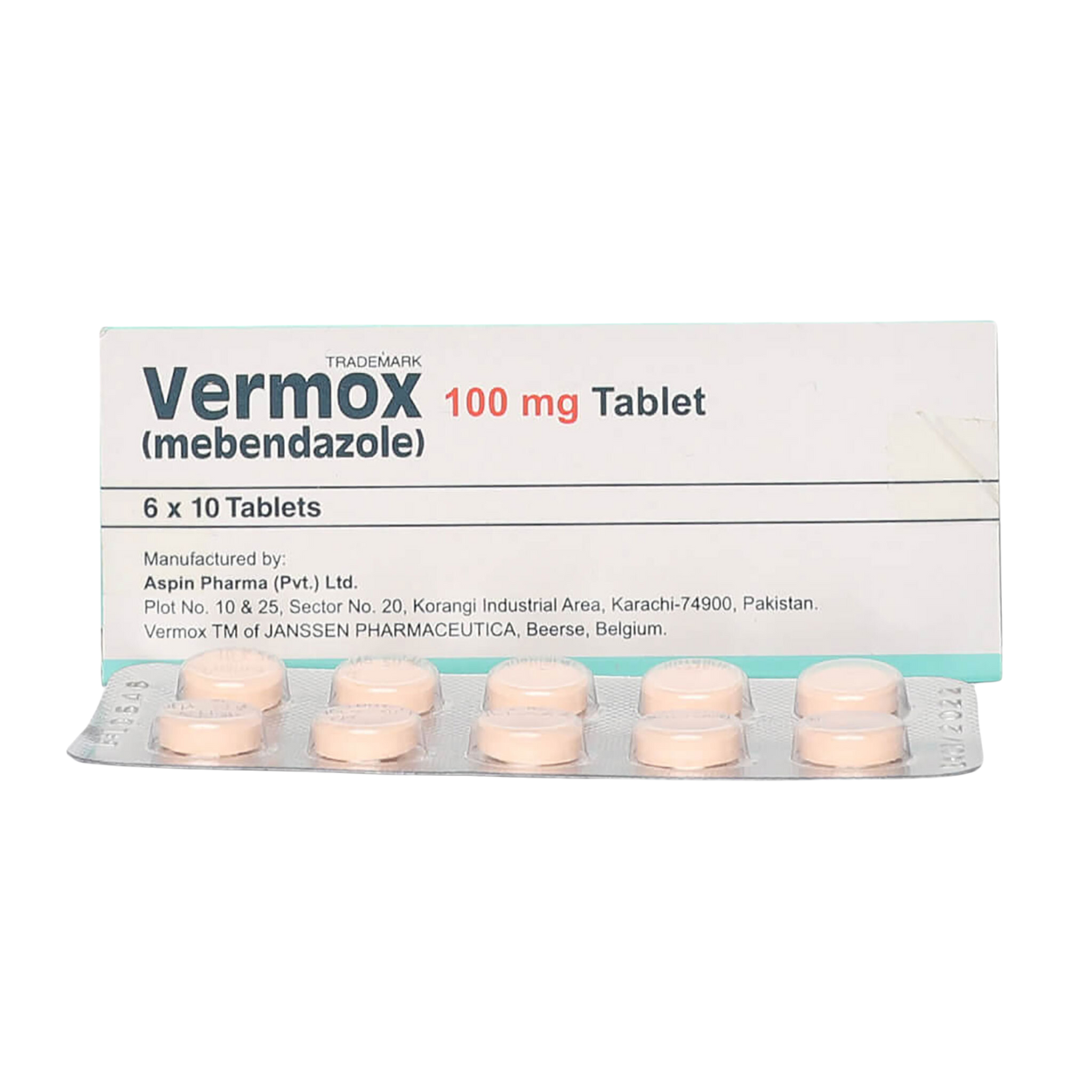VERMOX TAB 100MG