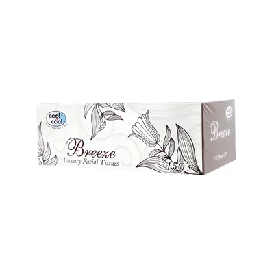 COOL & COOL TISSUE 150S BREEZE FACIAL TISSUES