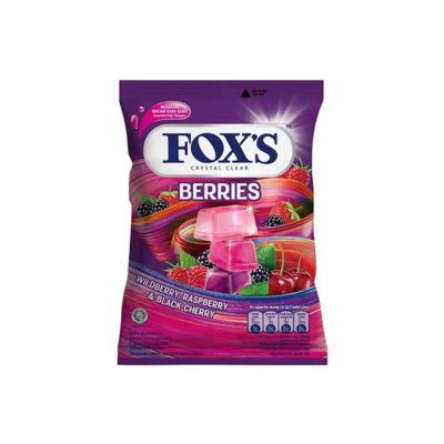 FOXS CANDY POUCH 90GM BERRIES