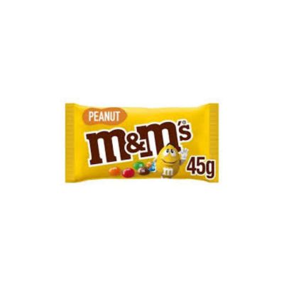 M&MS PEANUT 45GM POUCH