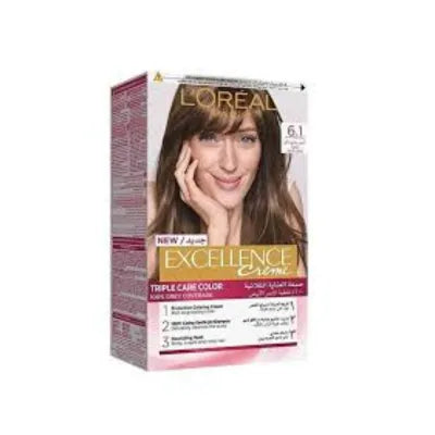 LOREAL EXCELLENCE HAIR COLOR 6.1 DARK ASH BLONDE