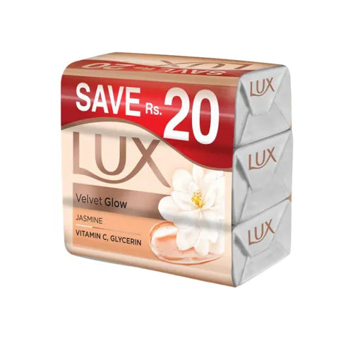 LUX SOAP 3PCS BUNDLE PACK 98GM WHITE