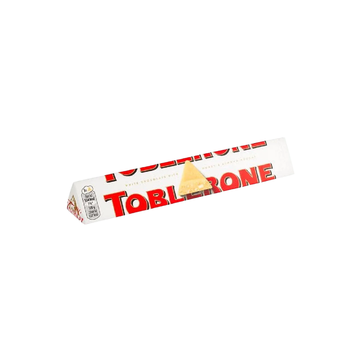 TOBLERONE WHITE CHOCOLATE 100GM