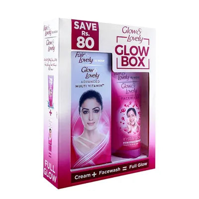 GLOW&LOVELY 50GM CREAM+FACE WASH (OFFER PACK)