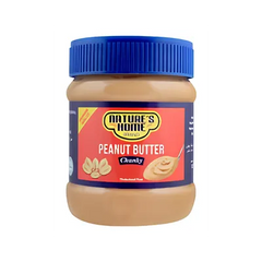 NATURES PEANUT BUTTER 340GM CHUNKY