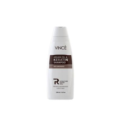 VINCE ARGAN OIL&KERATIN SHAMPOO 230ML ANTI BREAKAGE