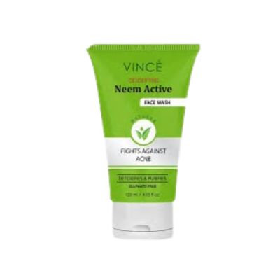 VINCE FACE WASH 100ML NEEM ACTIVE DETIXIFYING