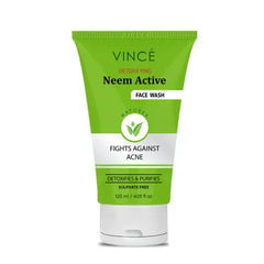 VINCE FACE WASH 100ML NEEM ACTIVE DETIXIFYING