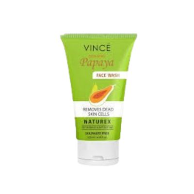 VINCE FACE WASH 120ML PAPAYA EXFOLIATING