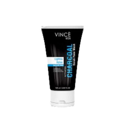 VINCE FACE WASH ACTIVATED CHARCOAL 120ML MEN