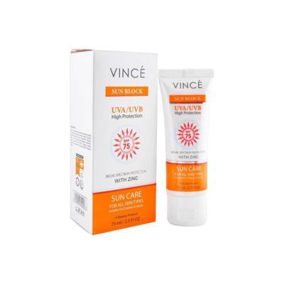 VINCE UVA & UVB PROTECTOR SPF 75 80ML