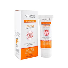 VINCE UVA UVB PROTECTOR SPF 75 80ML