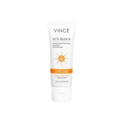 VINCE UVA & UVB PROTECTOR SPF 40 75ML