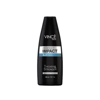 VINCE MEN SHAMPOO+CONDITIONER 2IN1 230ML THICKER&STRONGER