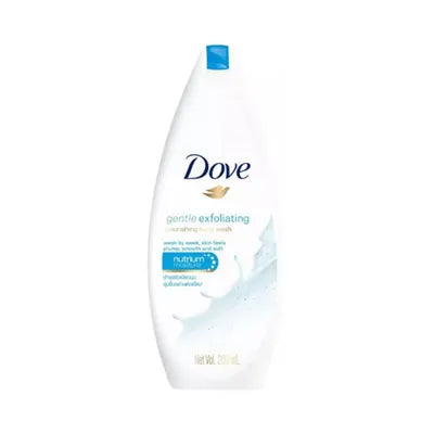 DOVE BODY WASH 200ML GENTLE EXFOLIATING