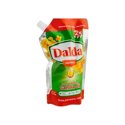 DALDA CANOLA OIL 1LITRE STANDUP POUCH