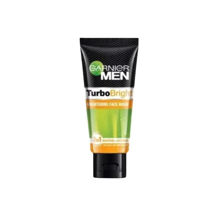 GARNIER MEN FACE WASH TURBOBRIGHT 100ML BRIGHTENING
