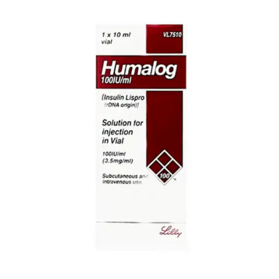 HUMALOG INJ 10ML   (FREDGE ITEM)  4 ****