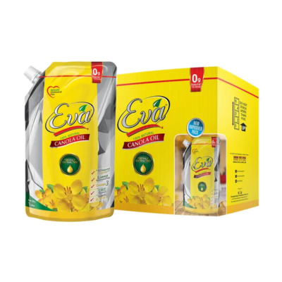 EVA CANOLA OIL 1LITRE POUCH STAND UP