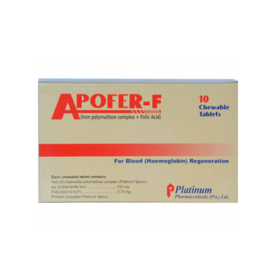 APOFER TAB F CHEWABLE 100MG 30S