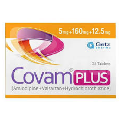 COVAM TAB PLUS 5/160/12.5MG