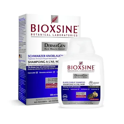 BIOXSINE SHAMPOO BLACK GARLIC  300ML
