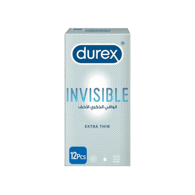 DUREX CONDUM 12 PCS INVISIBLE