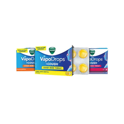 VICKS VAPODROPS ALL FLAVORS 16S