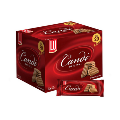 CANDI BISCUITS BAR PACKS 15PCS