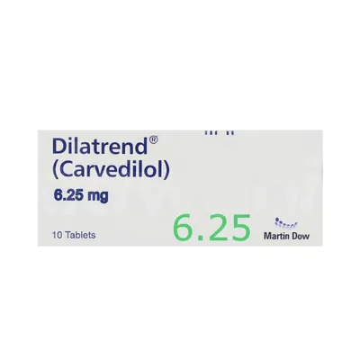 DILATREND TAB 6.25MG 10S